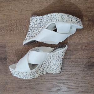 Women's wedge slide sandals